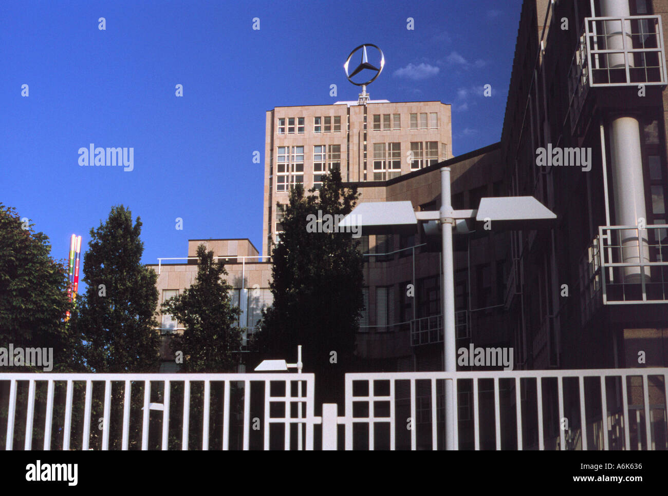 Daimler Chrysler headquarters of administration in Stuttgart Möhringen Germany Stock Photo Alamy