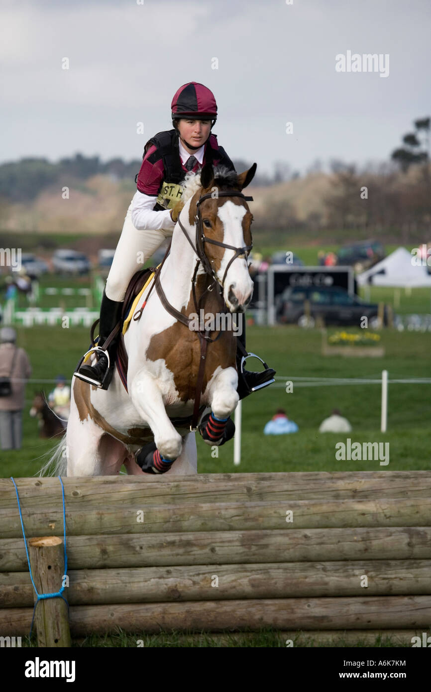 Equestrian eventing at Kelsall Hill Cheshire where horses and riders