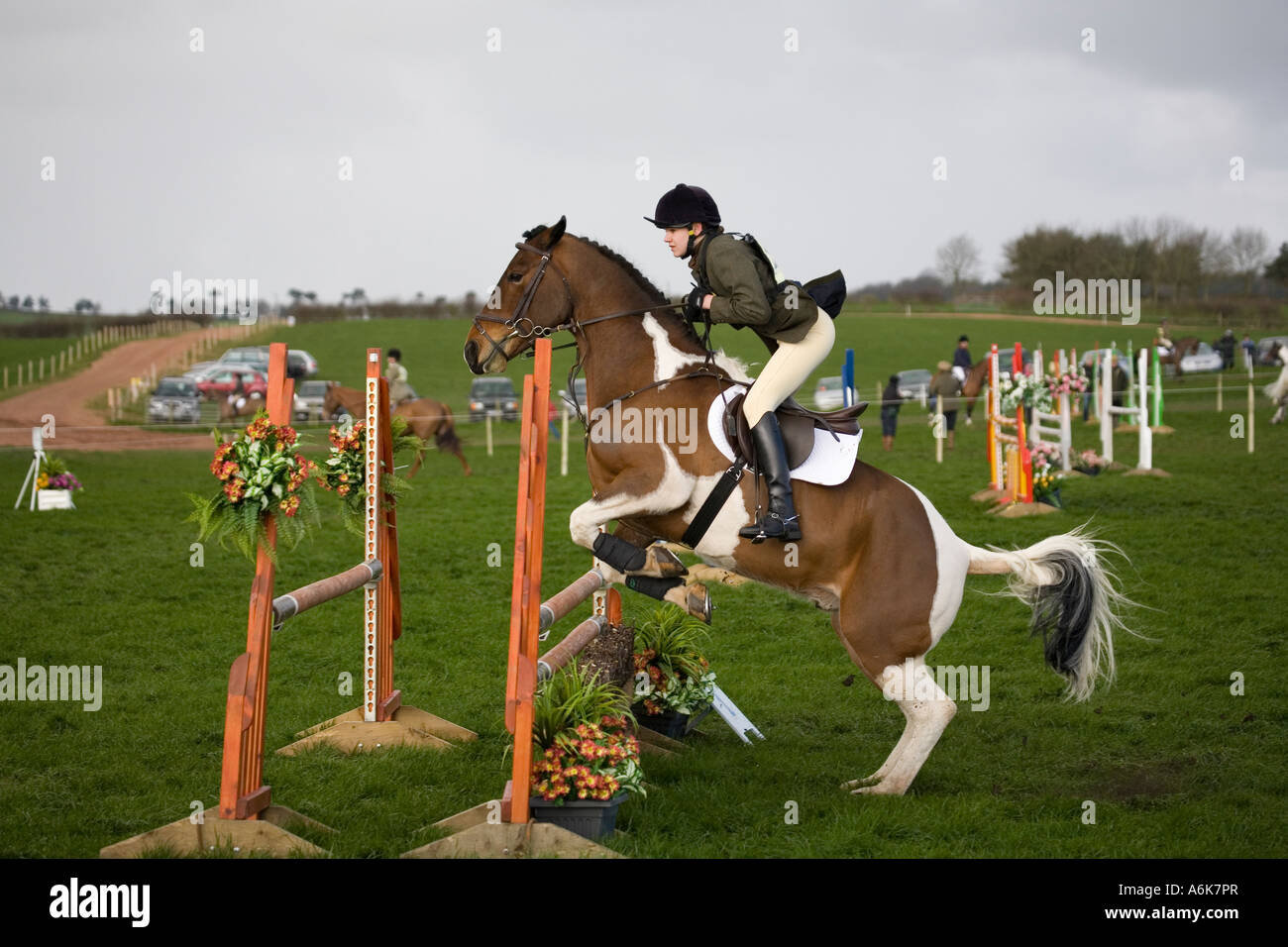 Equestrian eventing at Kelsall Hill Cheshire where horses and riders ...