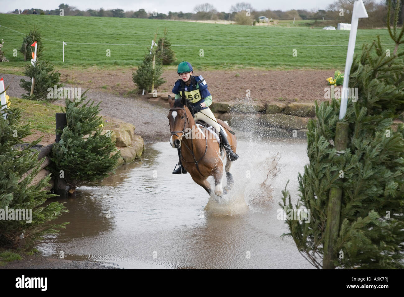 Equestrian eventing at Kelsall Hill Cheshire where horses and riders