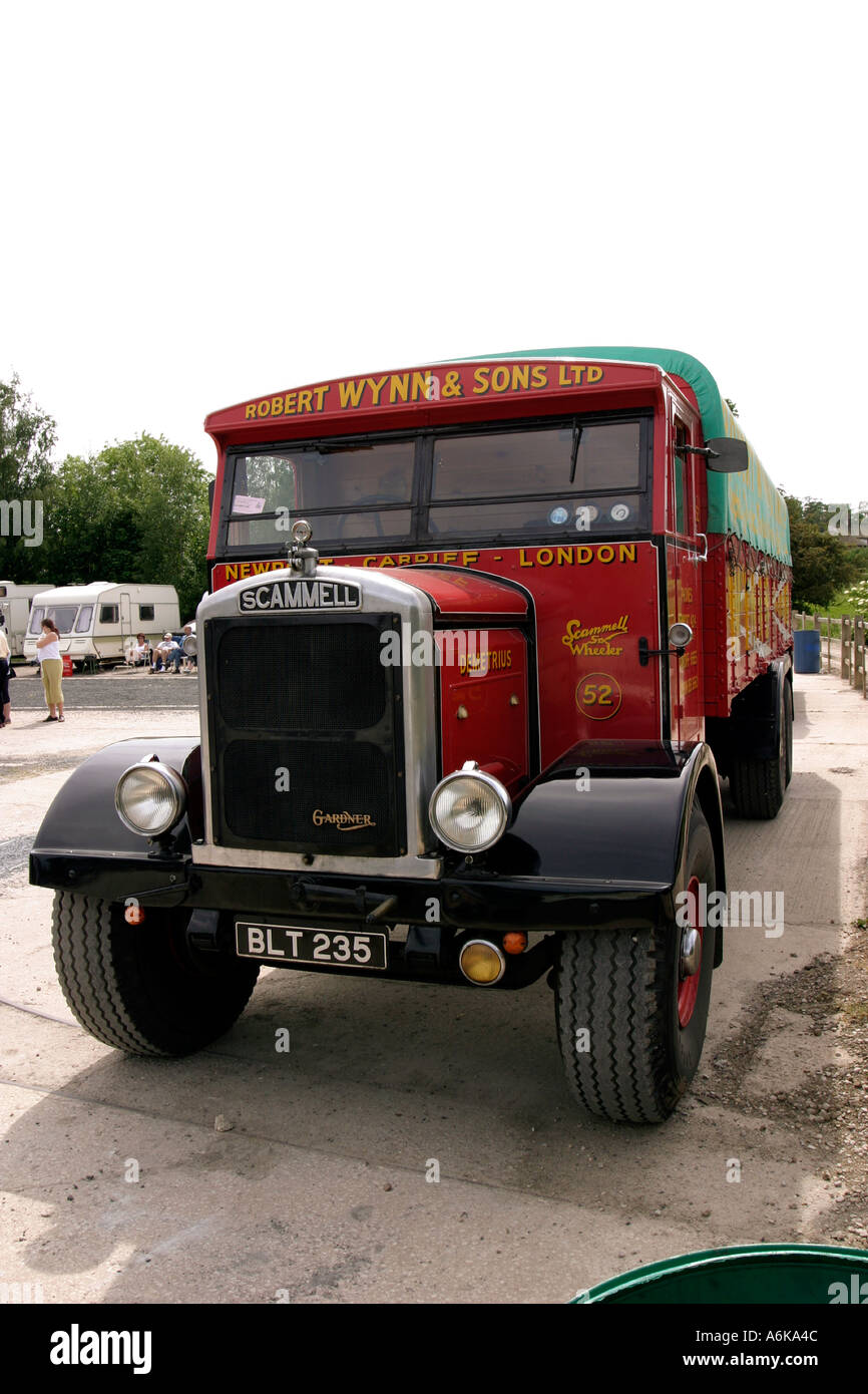 Vintage Scammell truck Stock Photo