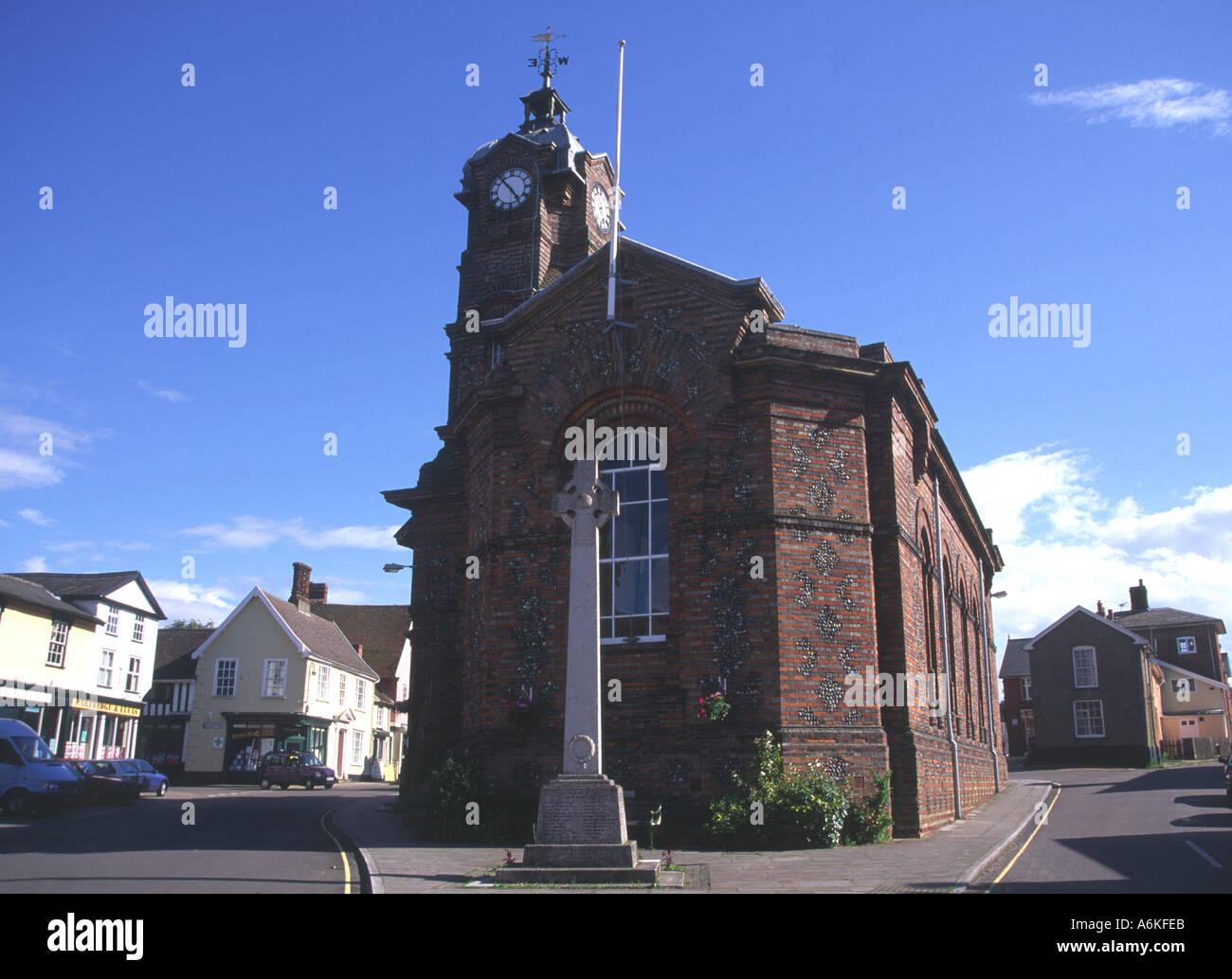 Town hall Eye Suffolk England Stock Photo Alamy