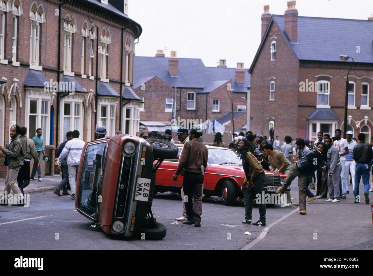 Handsworth Riots, Birmingham, England. 1985 The second Handsworth Stock Photo 3785729 Alamy