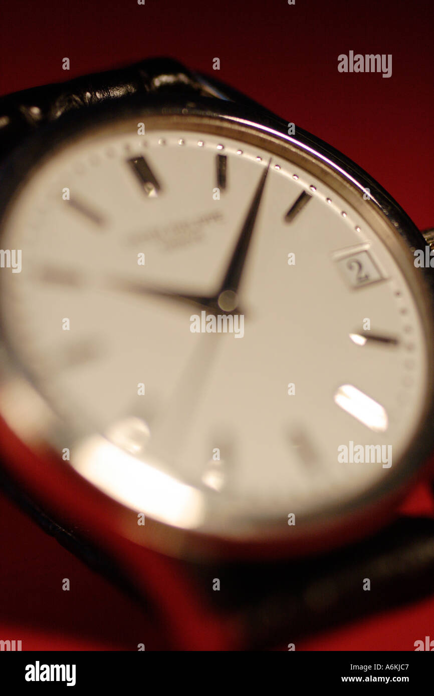 Blurred luxury watch Stock Photo