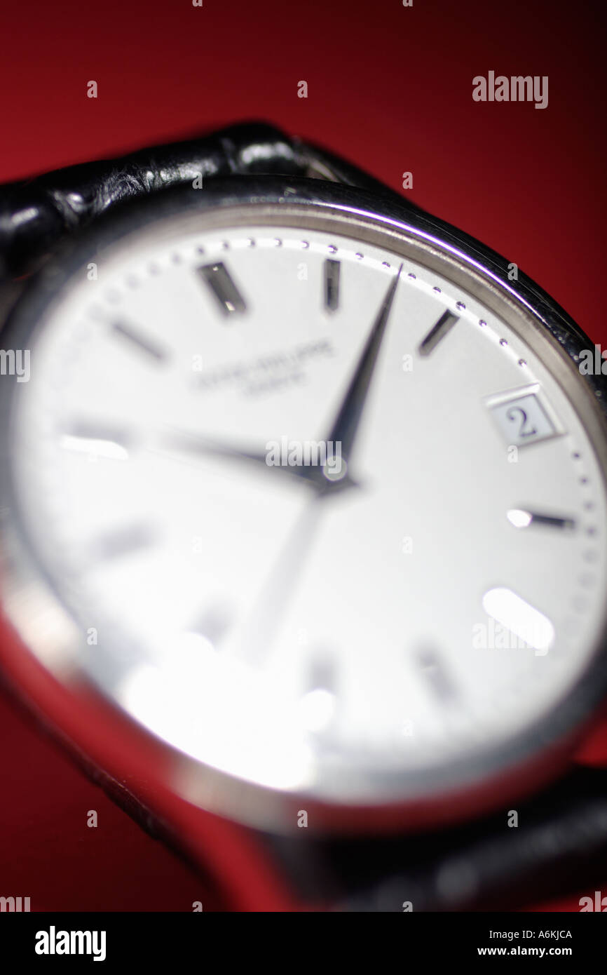 Luxury watch partly blurred Stock Photo