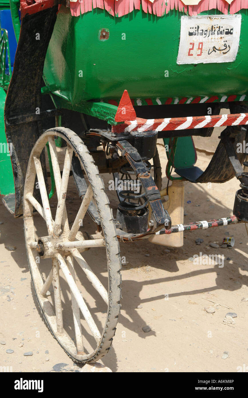 Typical 'caleche' (calash) (Morocco) Stock Photo