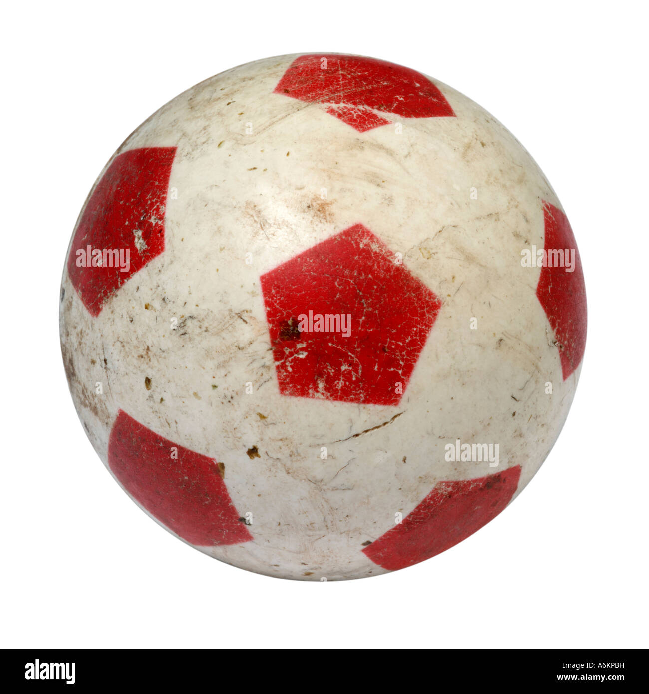 rubber ball football Stock Photo