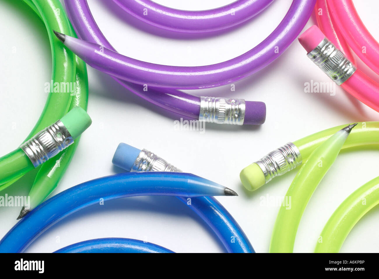 Flexible Pencils Stock Photo Alamy