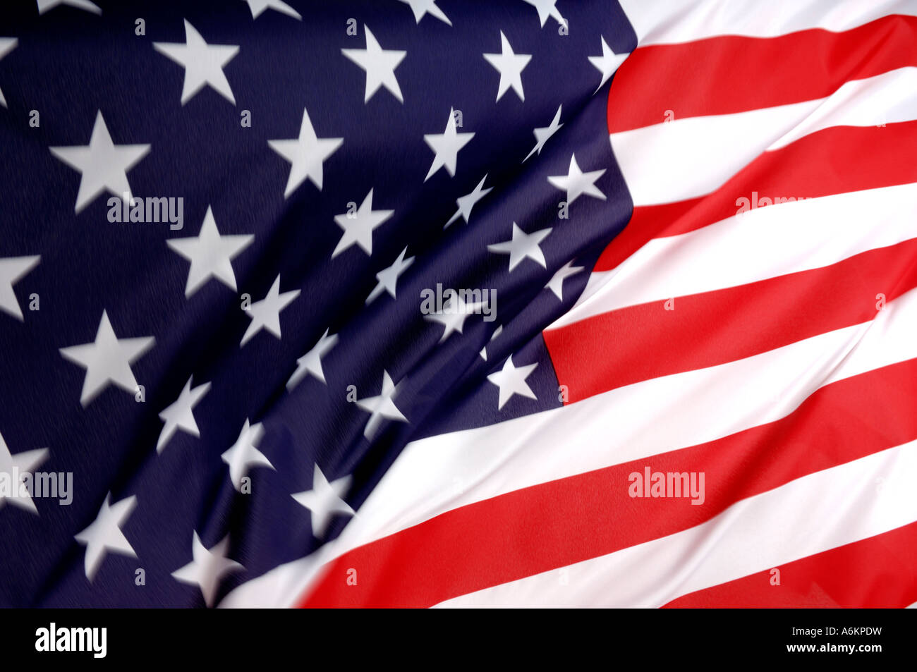 Stars and stripes USA flag Stock Photo