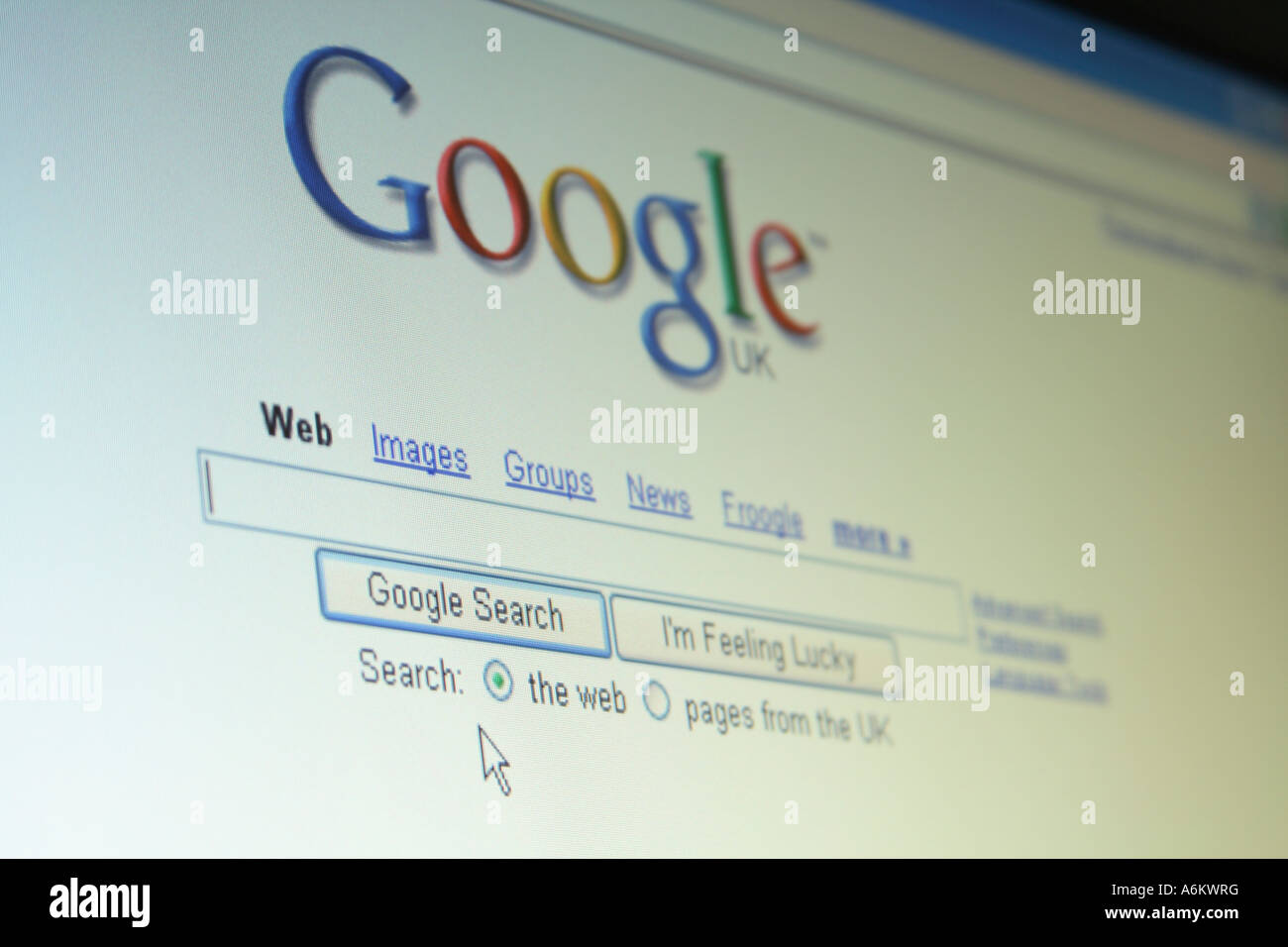 Google uk search engine homepage hi-res stock photography and images ...