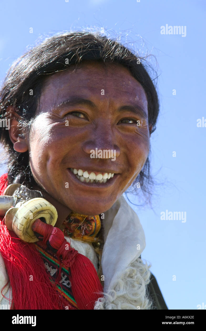 Tibet people portrait hi-res stock photography and images - Alamy