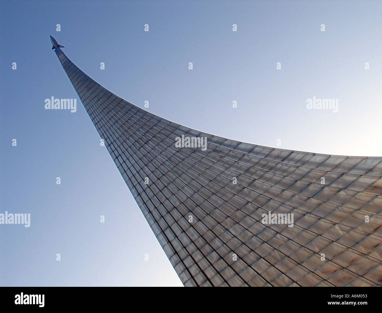 The monument of the Russian Cosmonaut in Moscow Russia Stock Photo