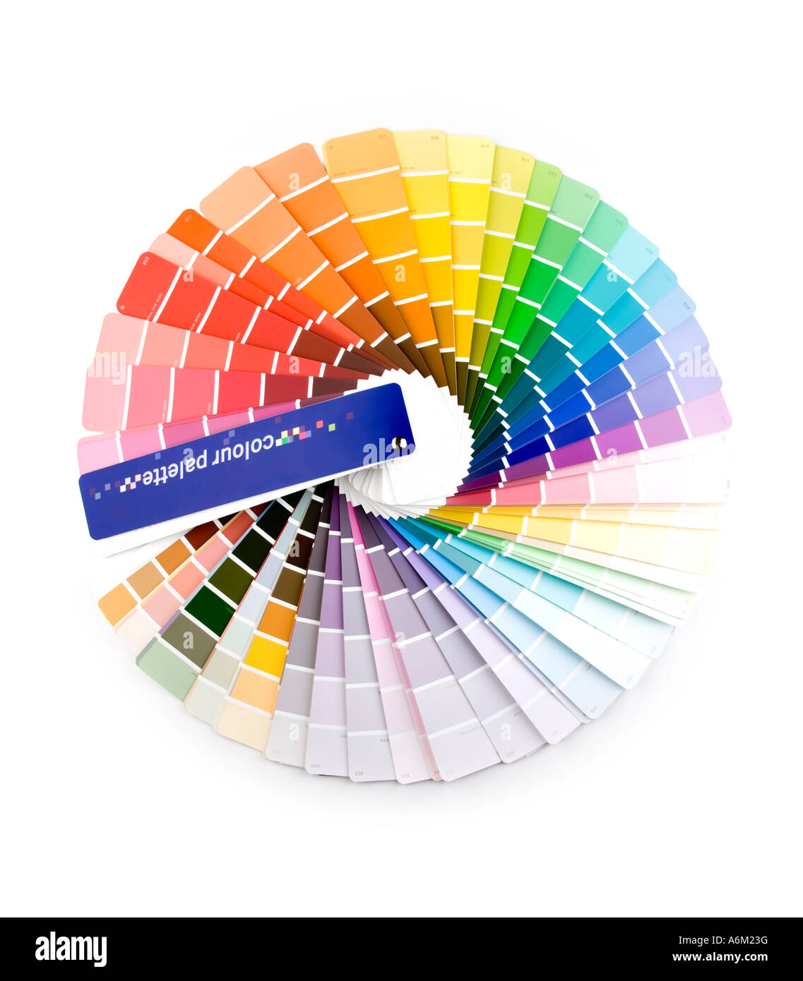 colour chart for paint Stock Photo - Alamy