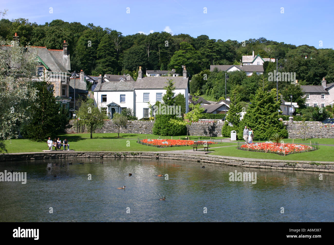 Grange over Sands Cumbria United Kingdom Stock Photo Alamy