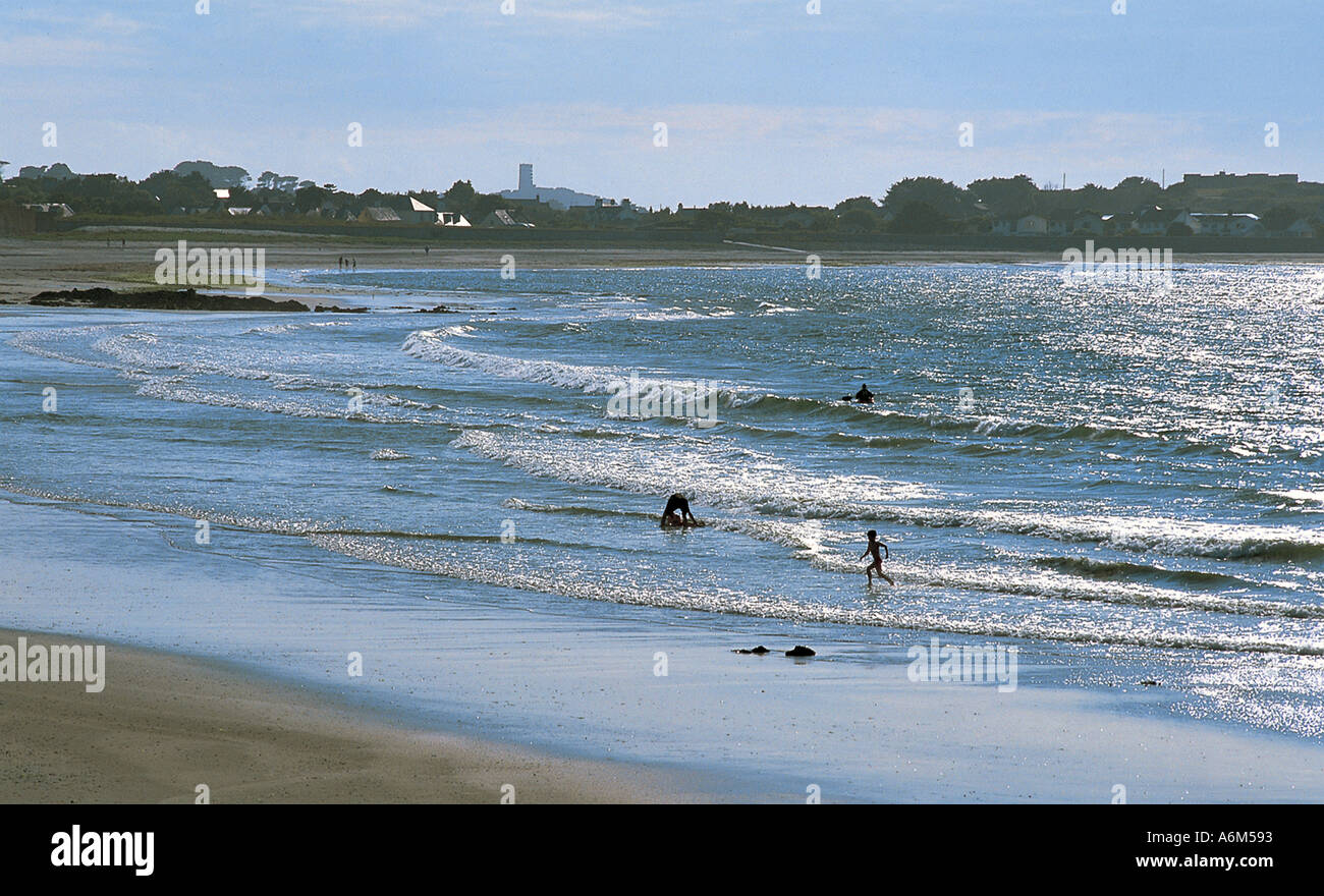 Channel Island Beach Stock Photo Alamy