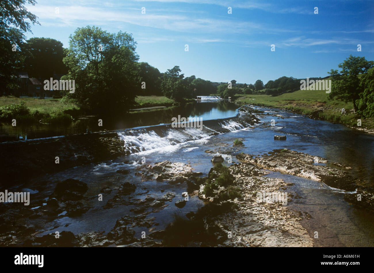 Linton in the Yorkshire Dales National Park UK Stock Photo Alamy