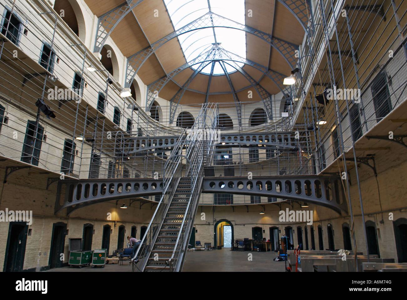 Victorian Wing Of Kilmainham Gaol Historical Museum In Dublin Ireland ...