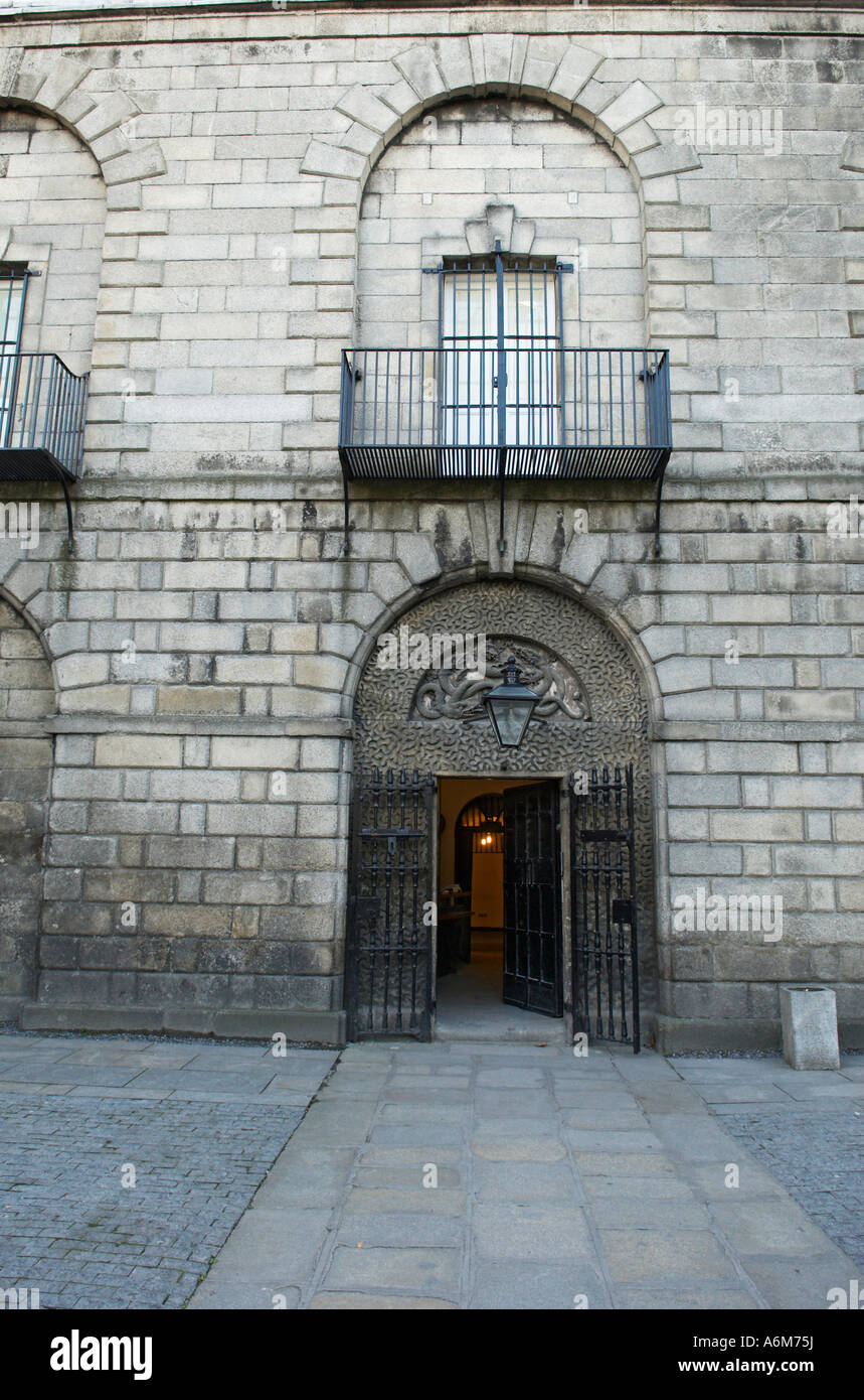Entryway to Kilmainham Gaol Historical Museum in Dublin Ireland Stock Photo