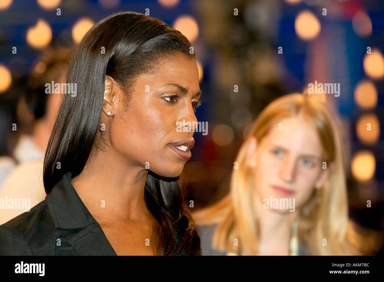 2004 Democratic Convention at the Boston Fleet Center Omarosa Manigault  Stock Photo