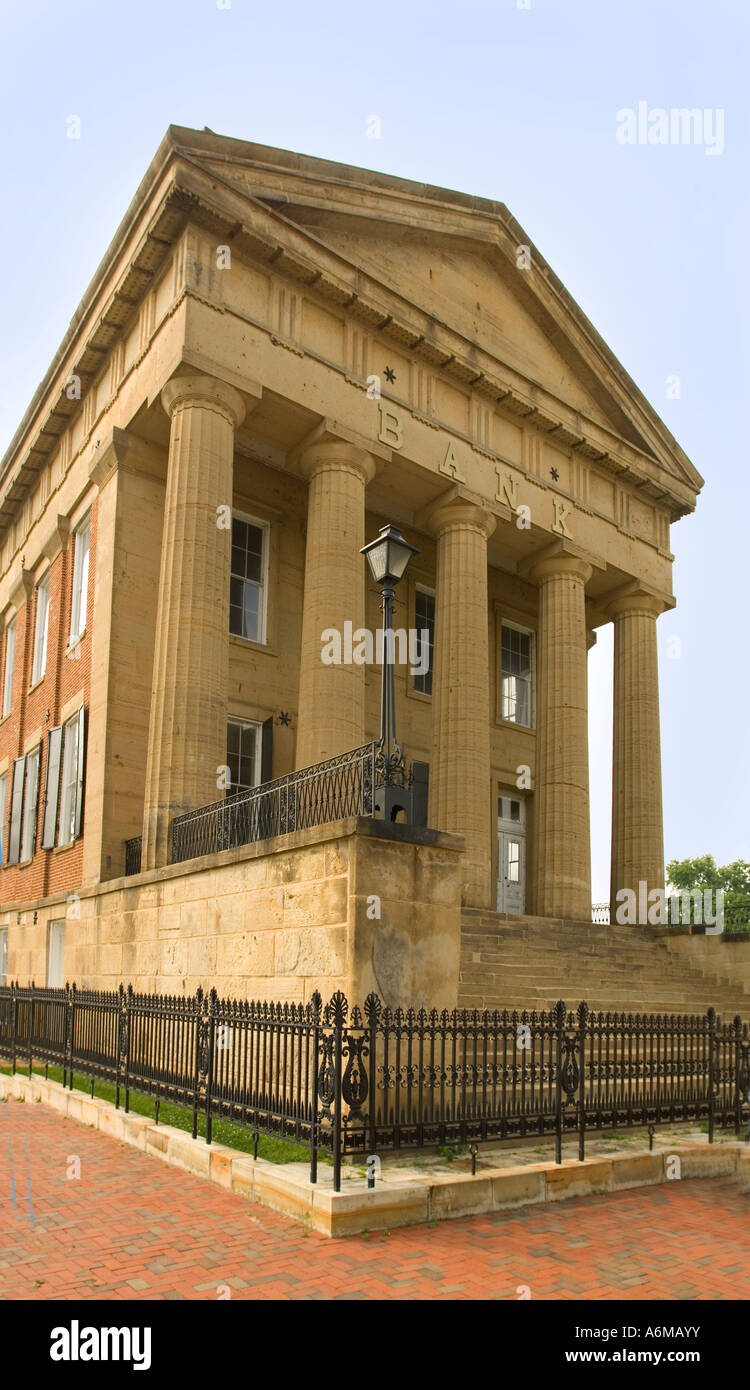 Historic Bank of Illinois Shawneetown IL Stock Photo Alamy