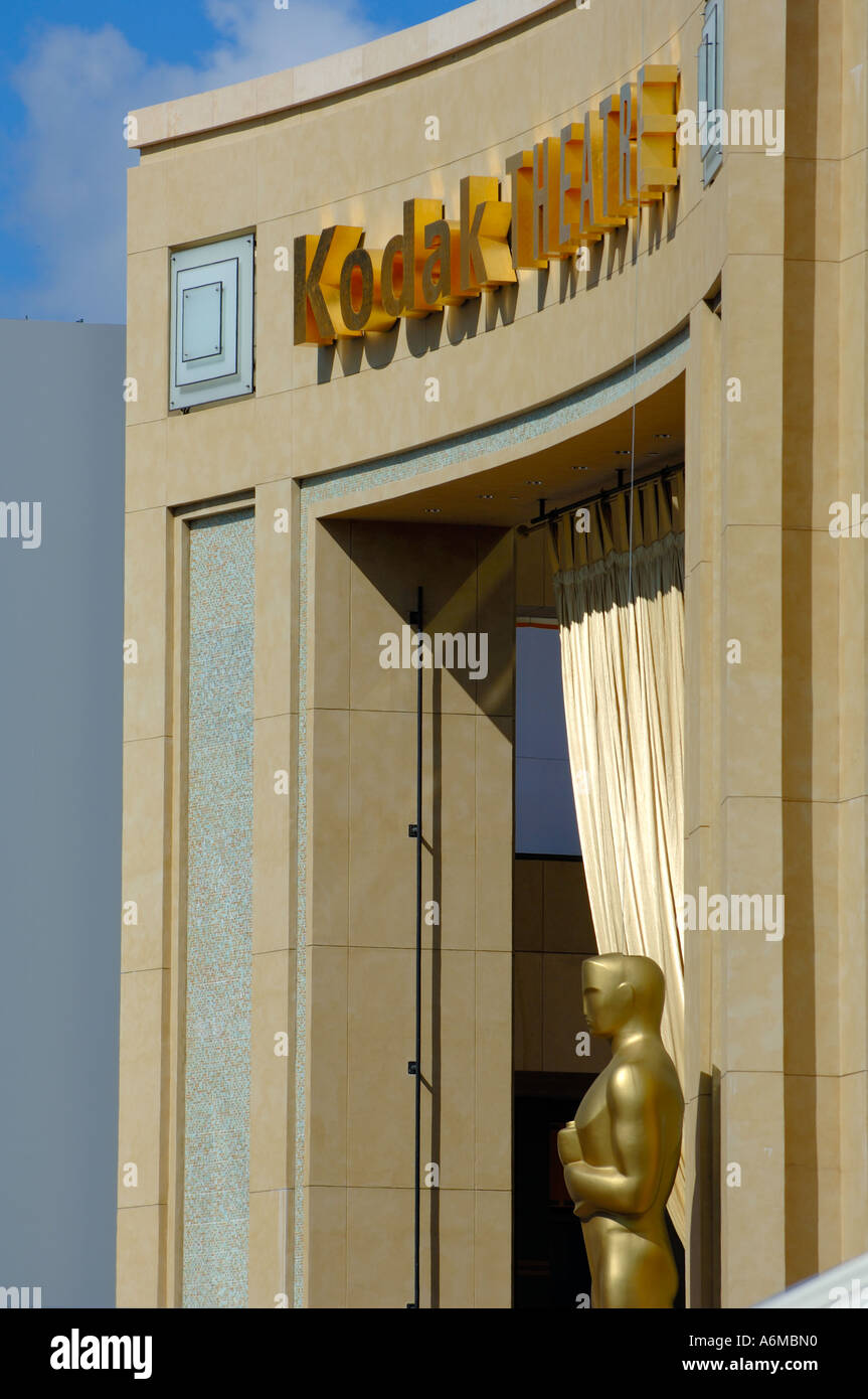Giant Oscar statue at the entrance of the Kodak Theater red carpet