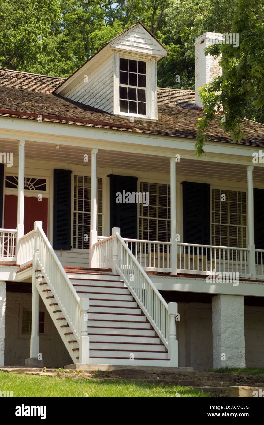 Pierre Menard Home, Ellis Grove Illinois Stock Photo Alamy