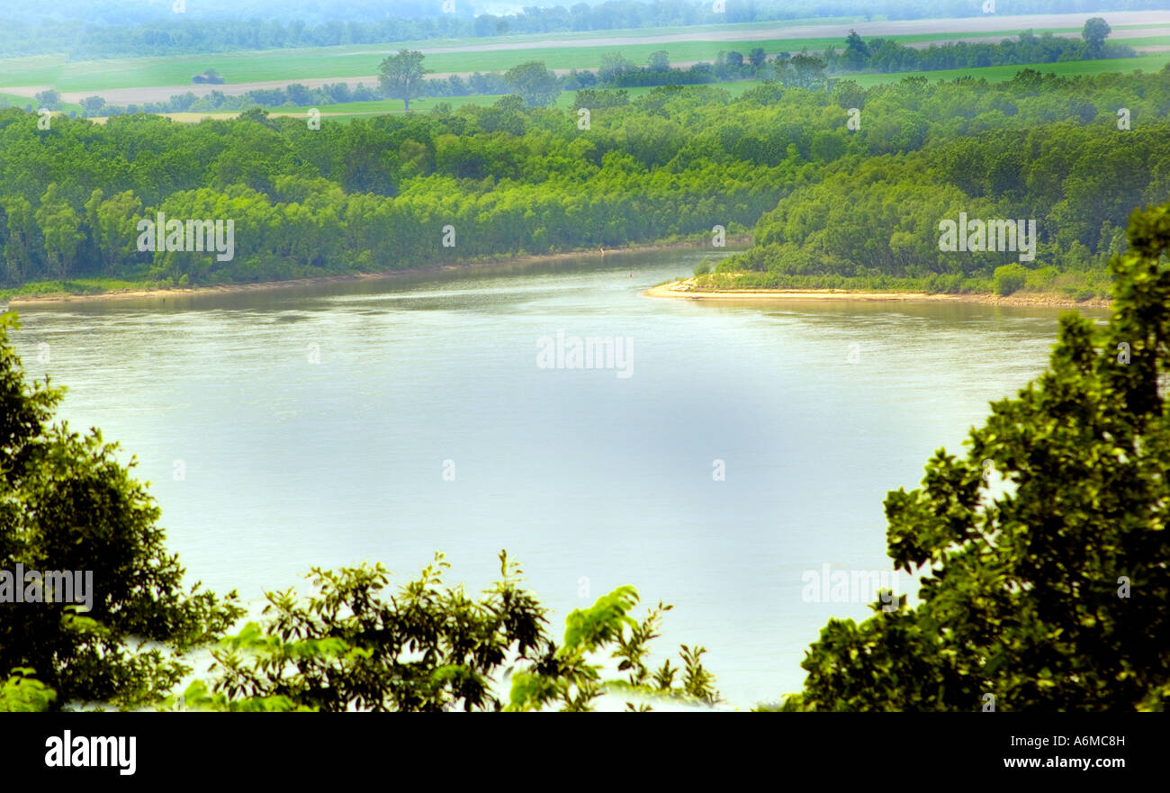 Confluence of the Mississippi and Kaskaskia Rivers at Fort Kaskaskia