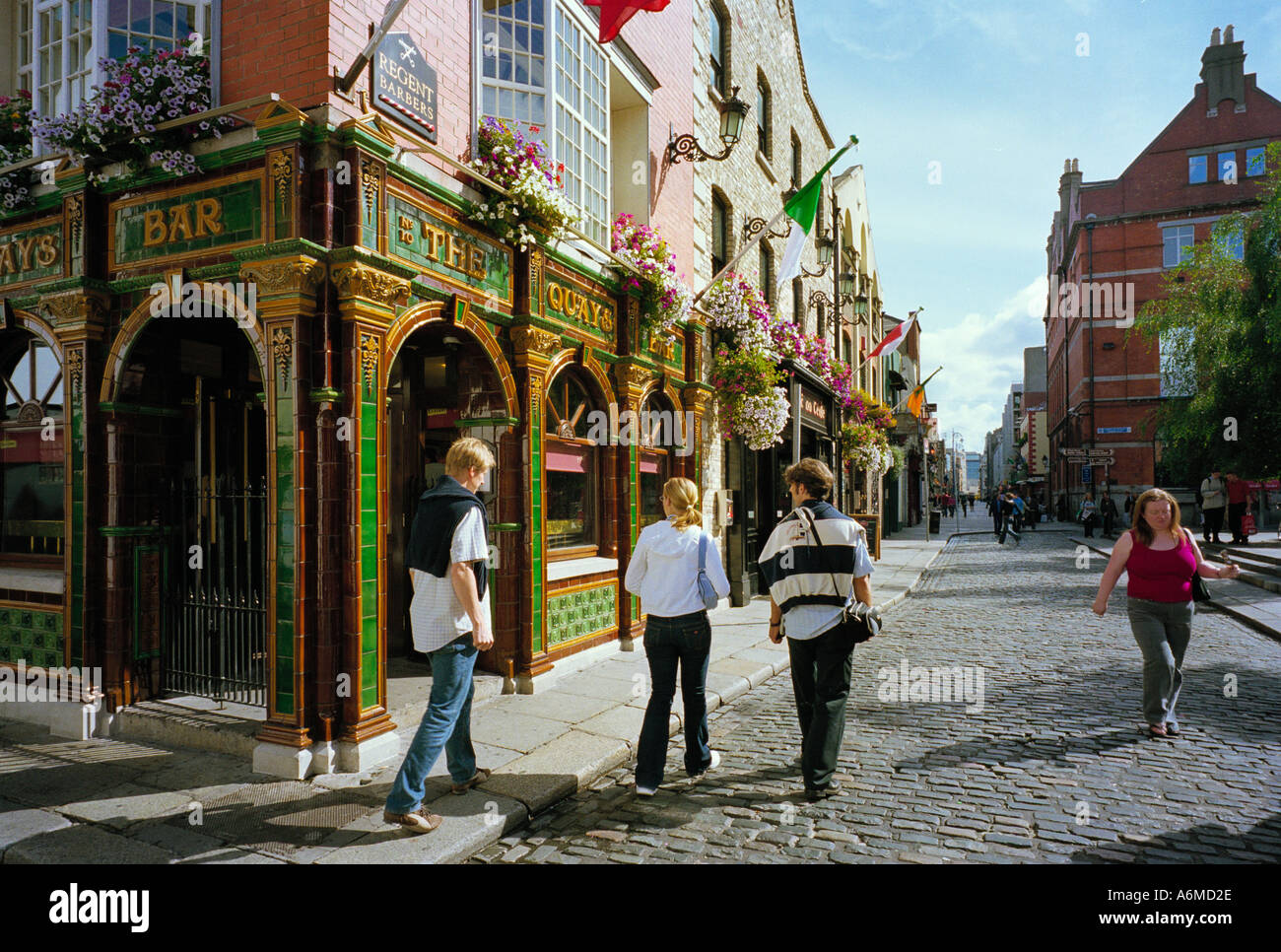 Temple Bar Dublin is full of old warehouses converted to restaurants
