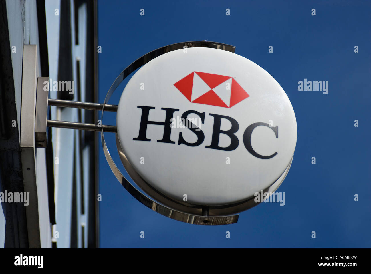 HSBC bank sign Stock Photo