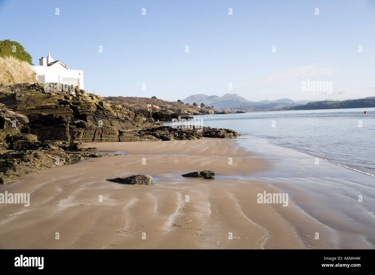 on Black Rock Sands, North Wales Stock Photo - Alamy