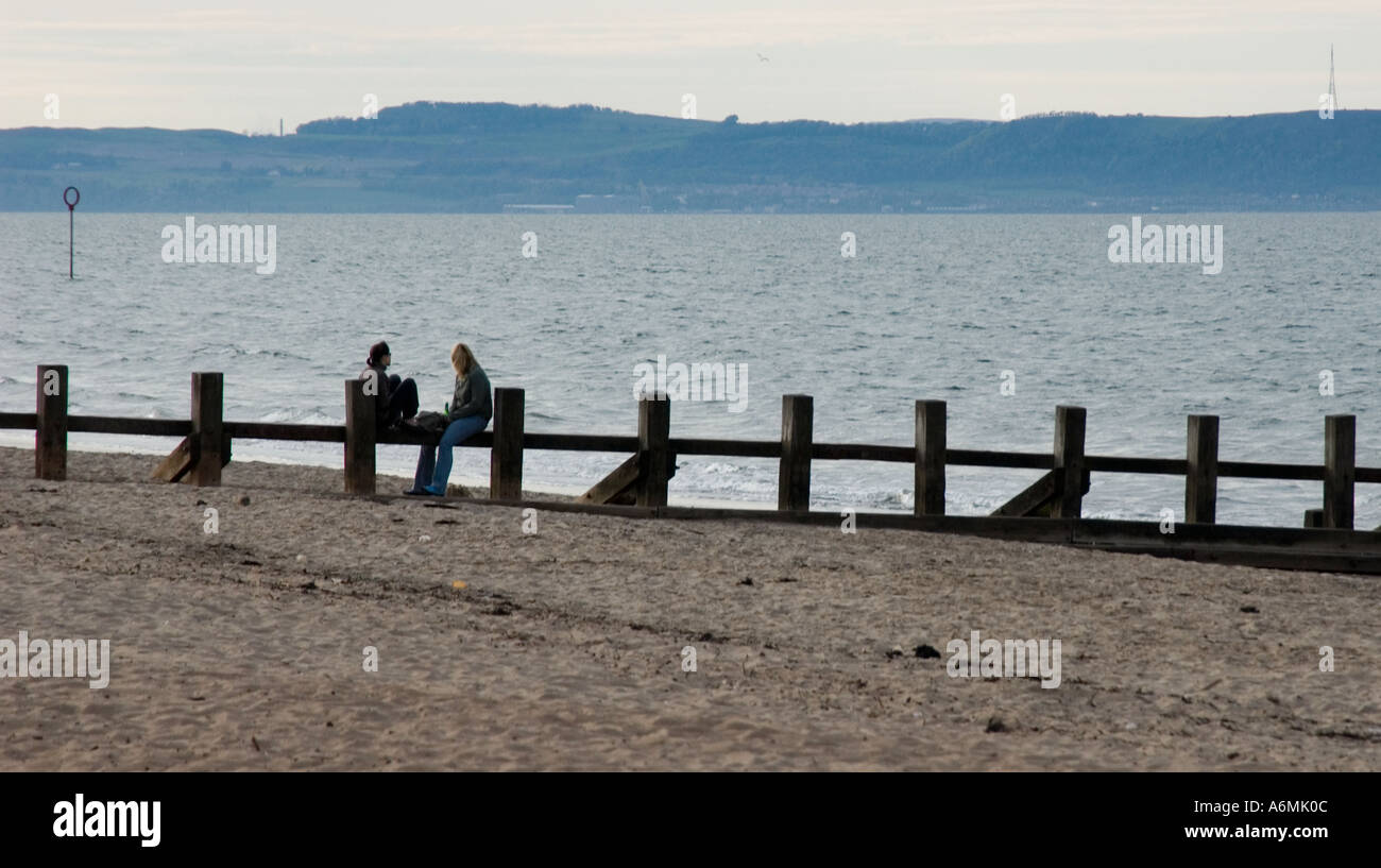 Sandy beach,Portobello,Edinburgh, Scotland Stock Photo Alamy
