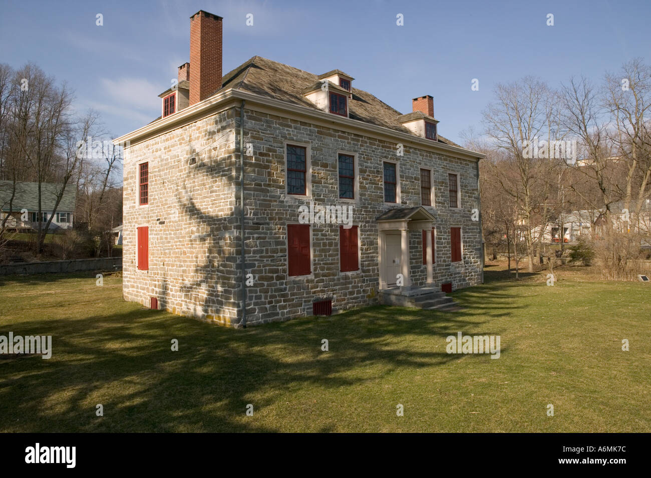 Old Fort Johnson Amsterdam New York Stock Photo Alamy