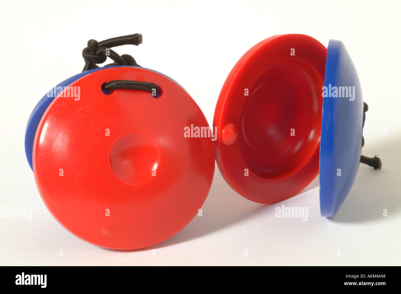 red and blue plastic spain studio cutout cut out white