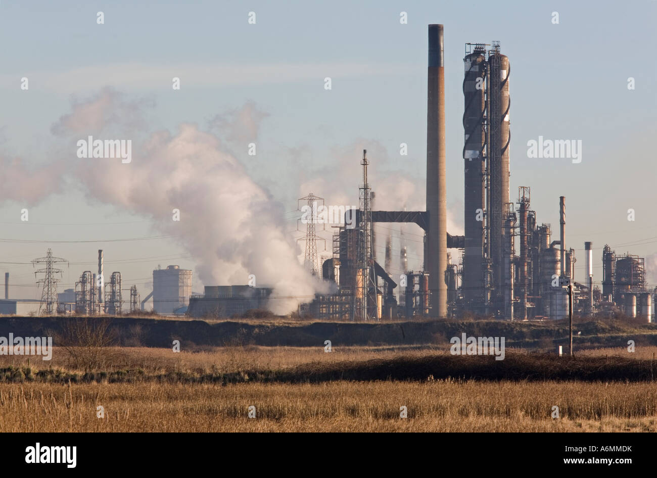 Heavy industry on Teesside North Yorkshire, England, UK Stock Photo