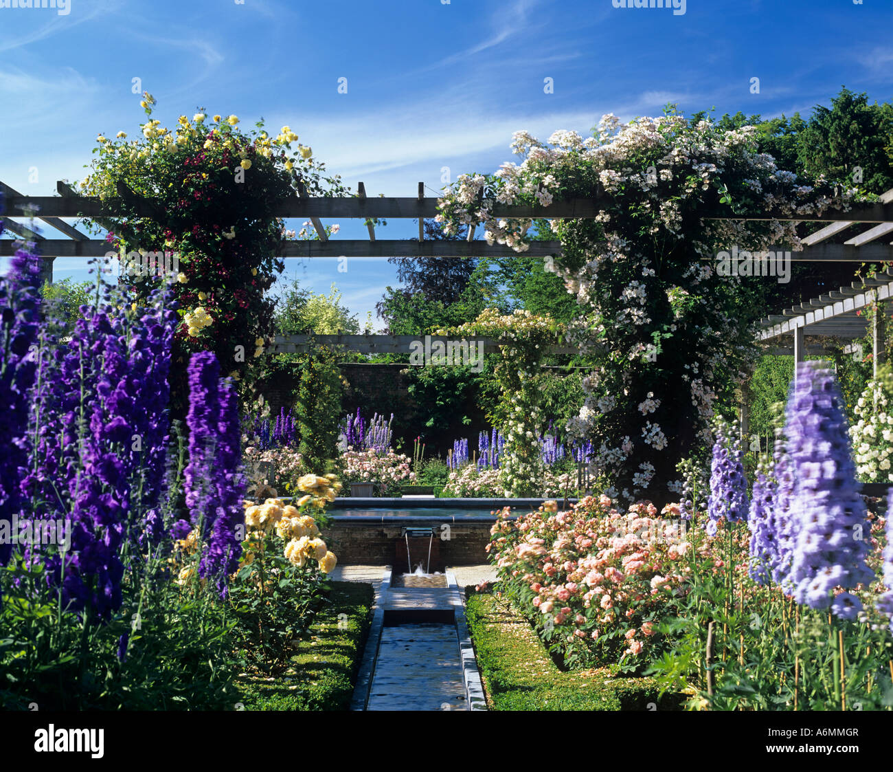 Alnwick Gardens in Northumberland England Stock Photo Alamy