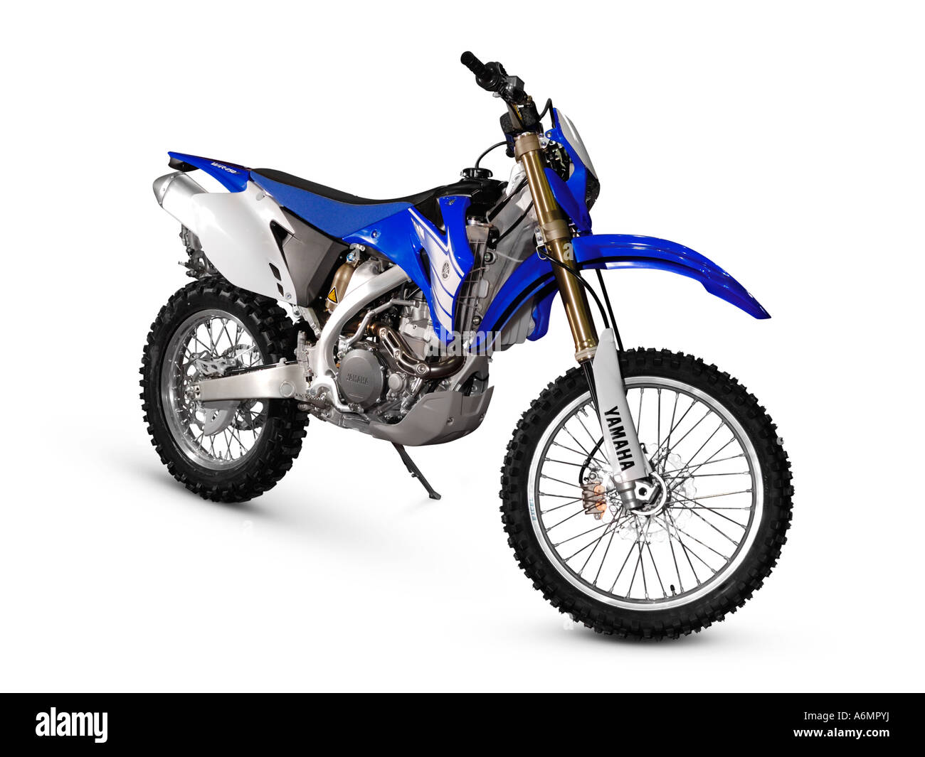 License available at MaximImages.com - Yamaha YZ 125 2006 bike off road racing motorcycle Stock Photo