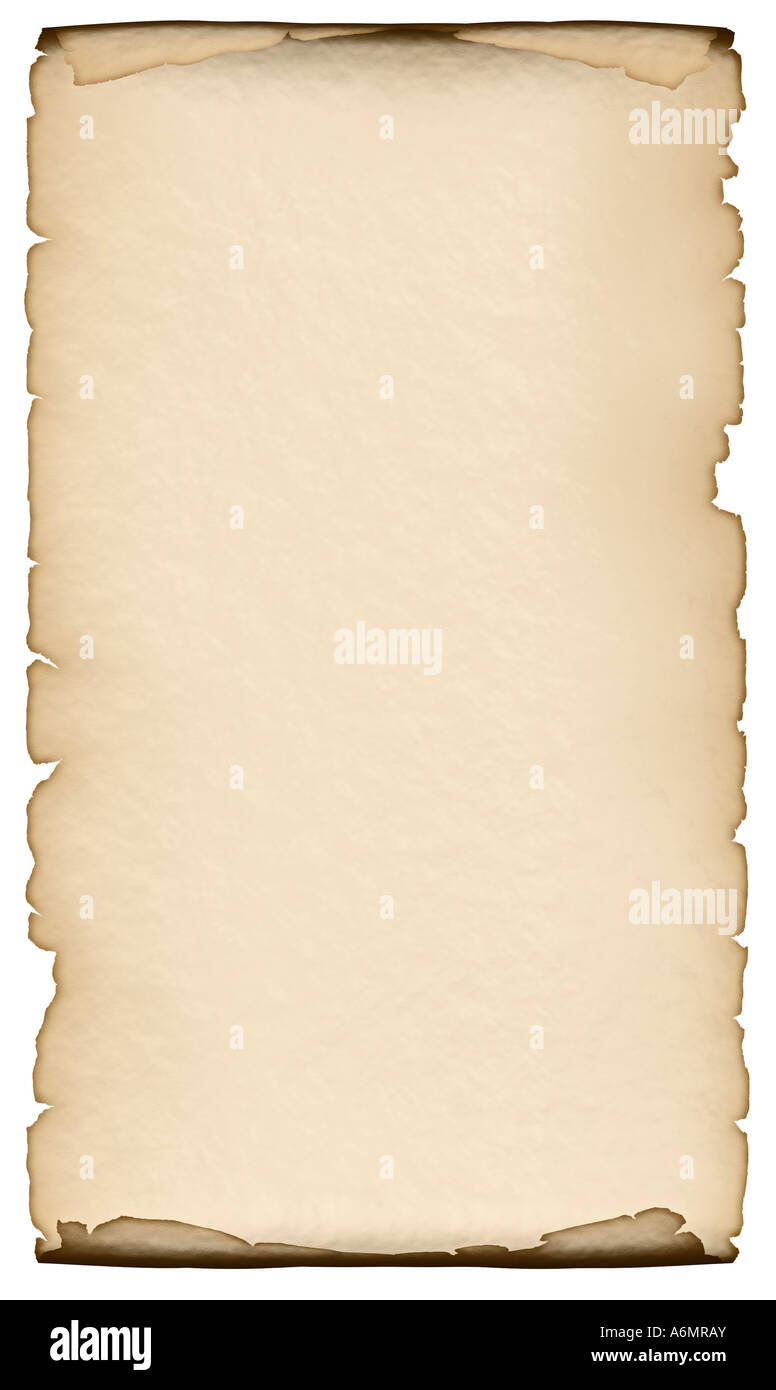 Photo of Roll Of Rustic Parchment Paper Background