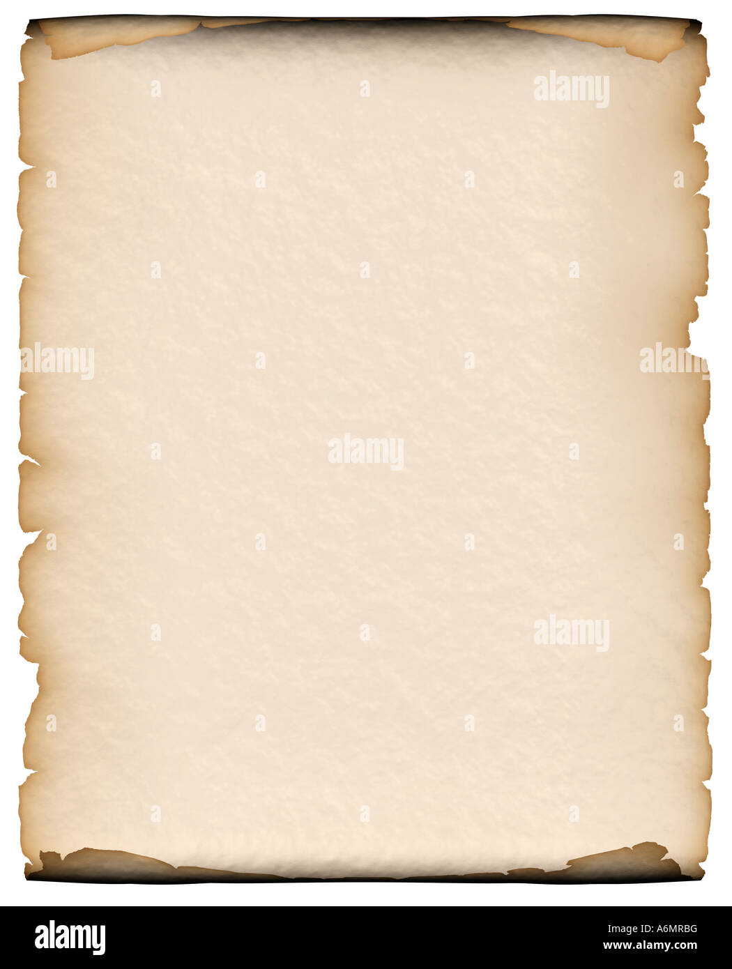 Unfolded blank roll of vintage parchment paper background Stock Photo -  Alamy