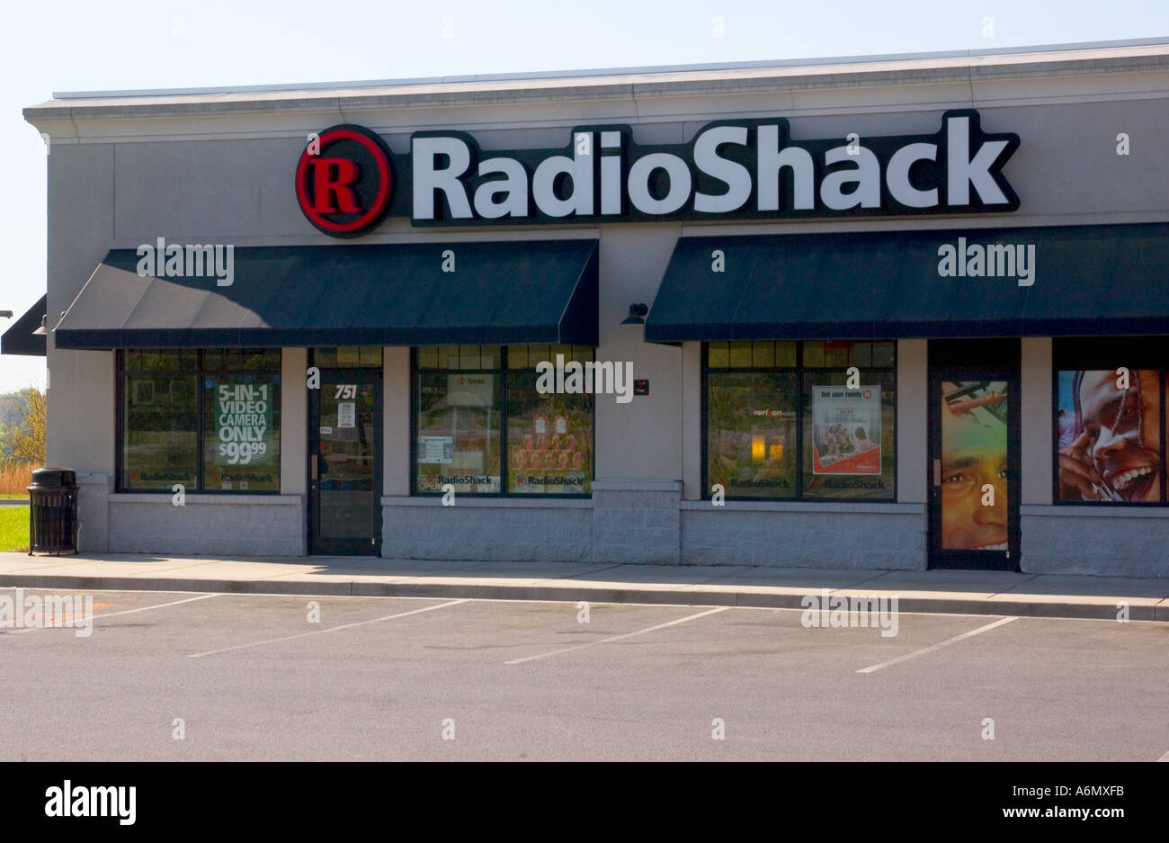 Stock Photo of Radio Shack electronic retail store USA Stock Photo