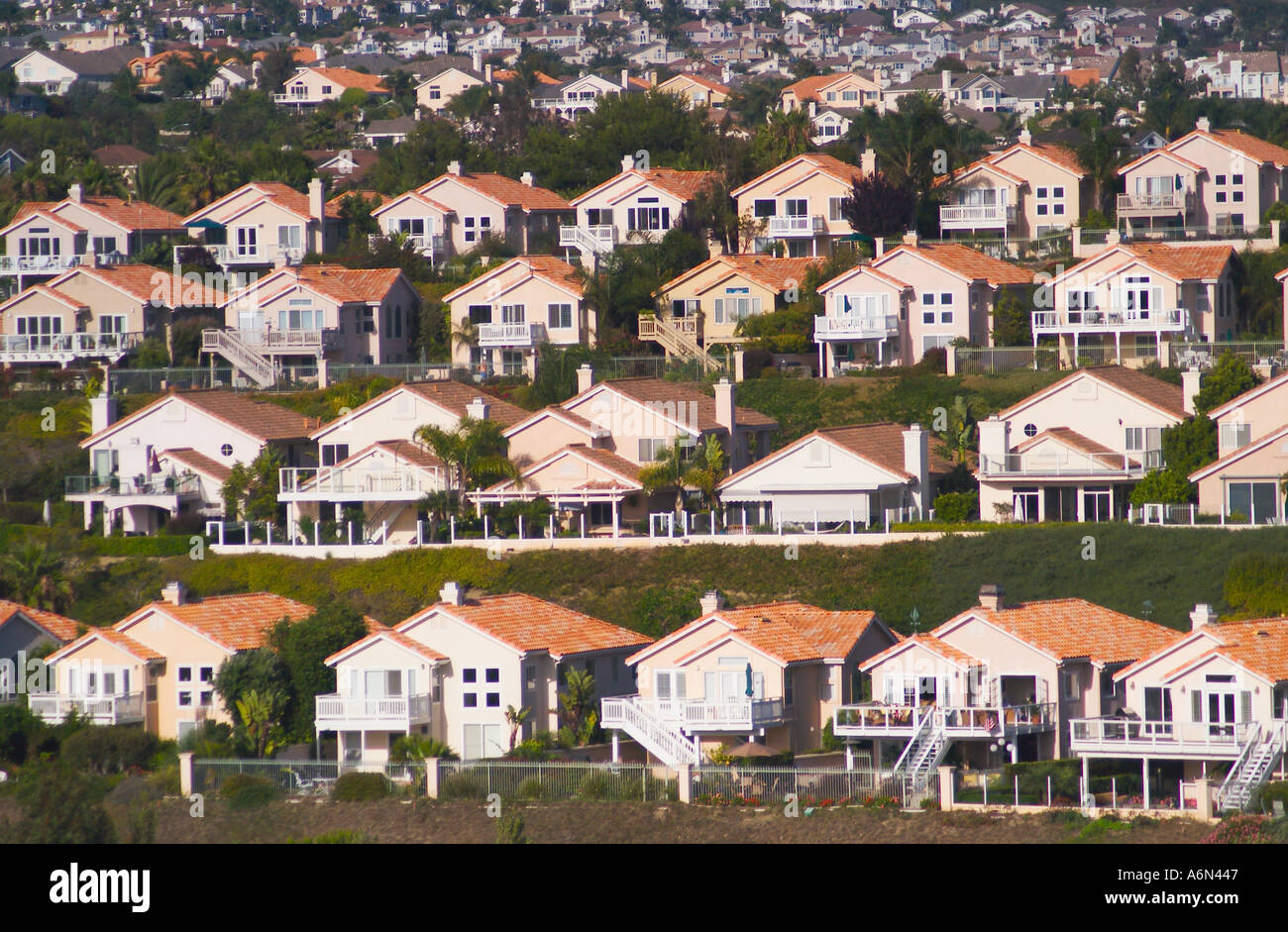 Orange County housing California Stock Photo Alamy