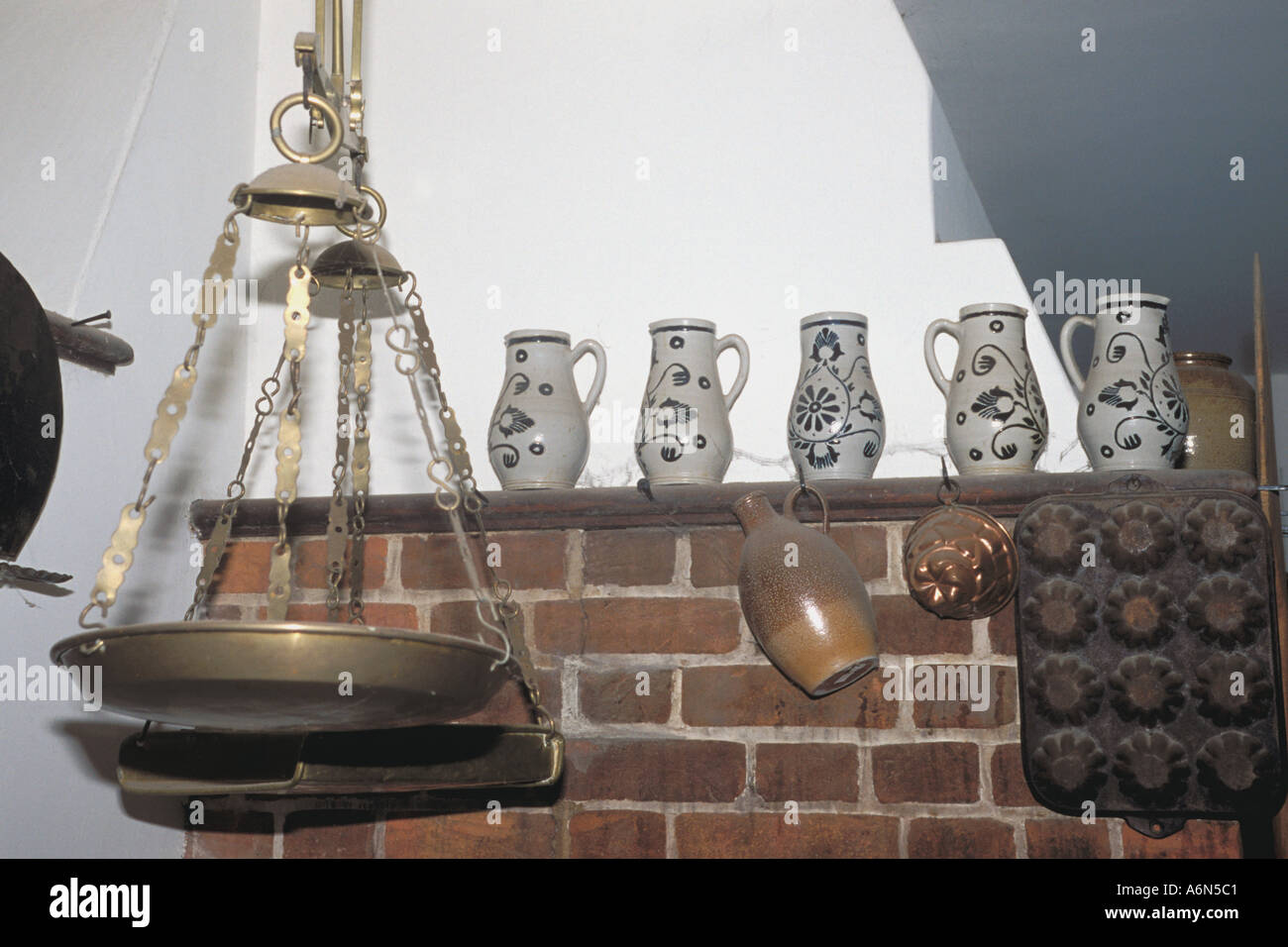 Interior of Raleigh Tavern Bakery, Colonial Williamsburg, Virginia Stock Photo Alamy