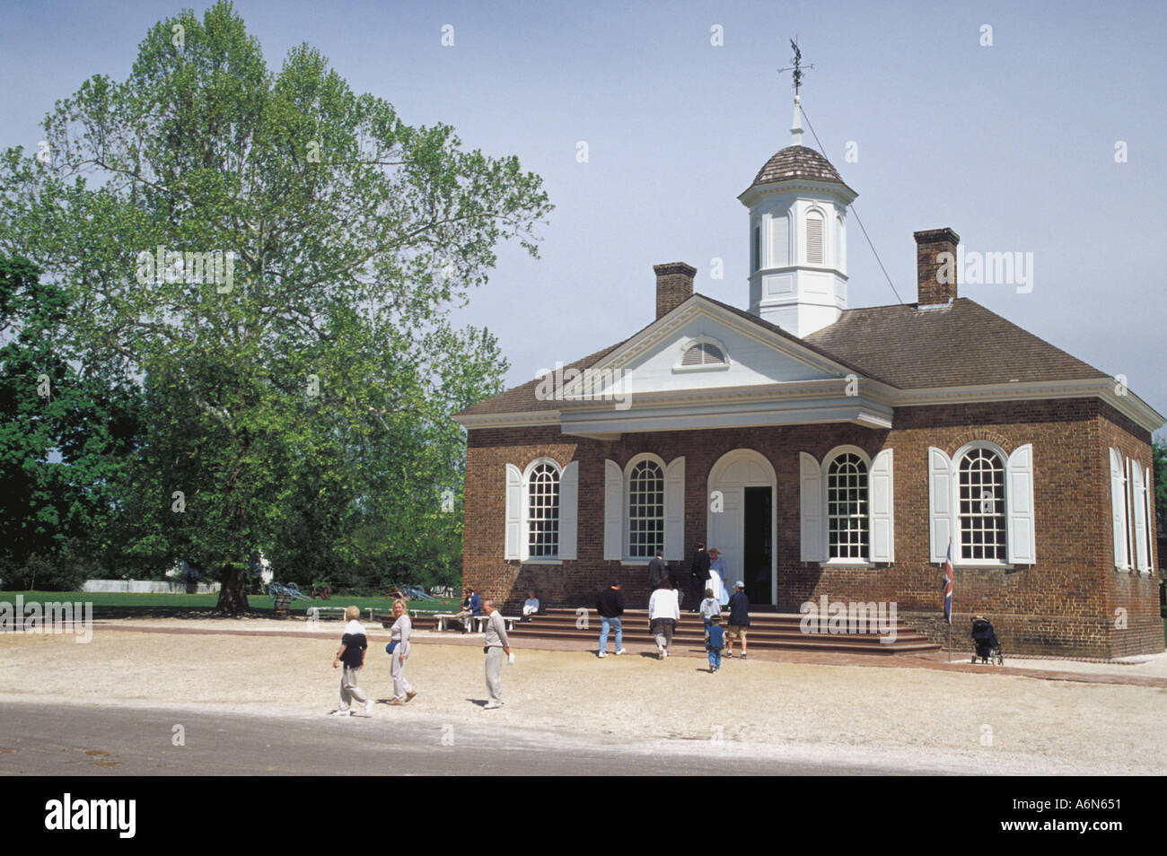 Courthouse, Colonial Williamsburg, Virginia Stock Photo Alamy