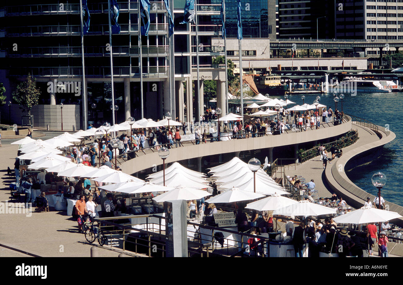 Circular Quay Market Sydney Australia Stock Photo Alamy