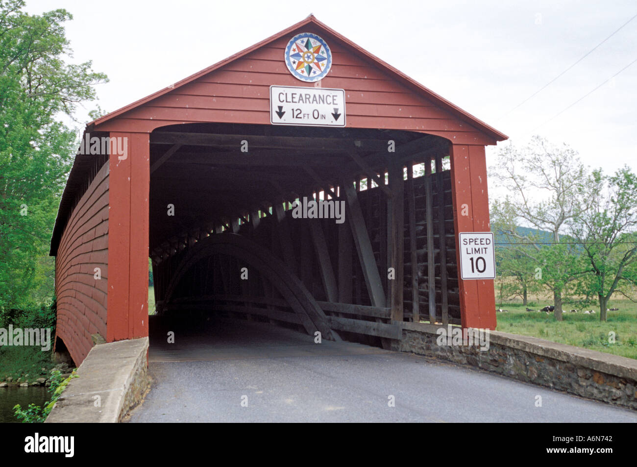 Greisemers Mill Covered Bridge, Oley Township, Berks County, Pennsylvania Stock Photo Alamy
