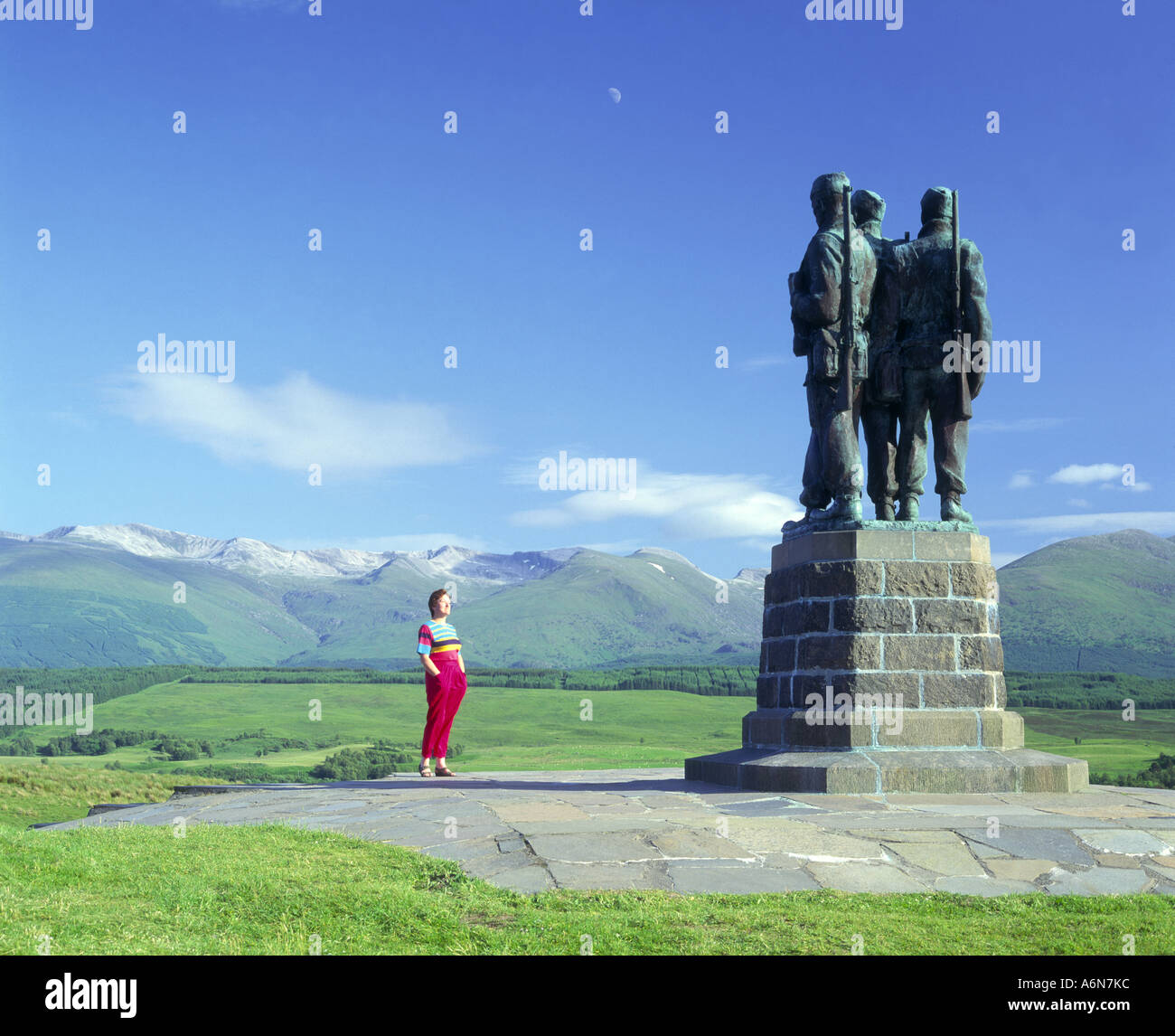 Commandos Memorial Spean Bridge Stock Photo - Alamy