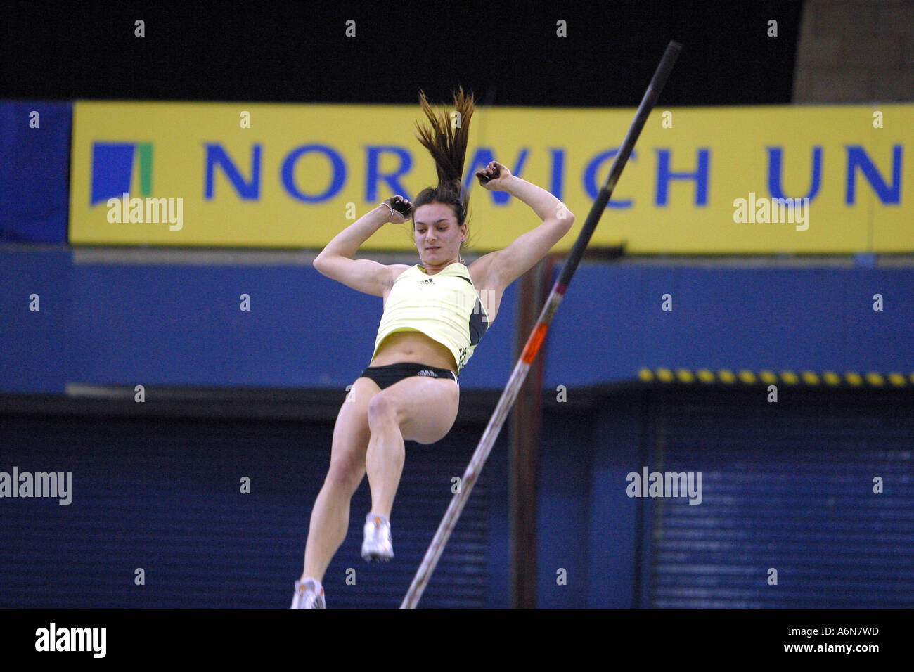 russian female pole vaulter yelena isinbayeva Stock Photo Alamy