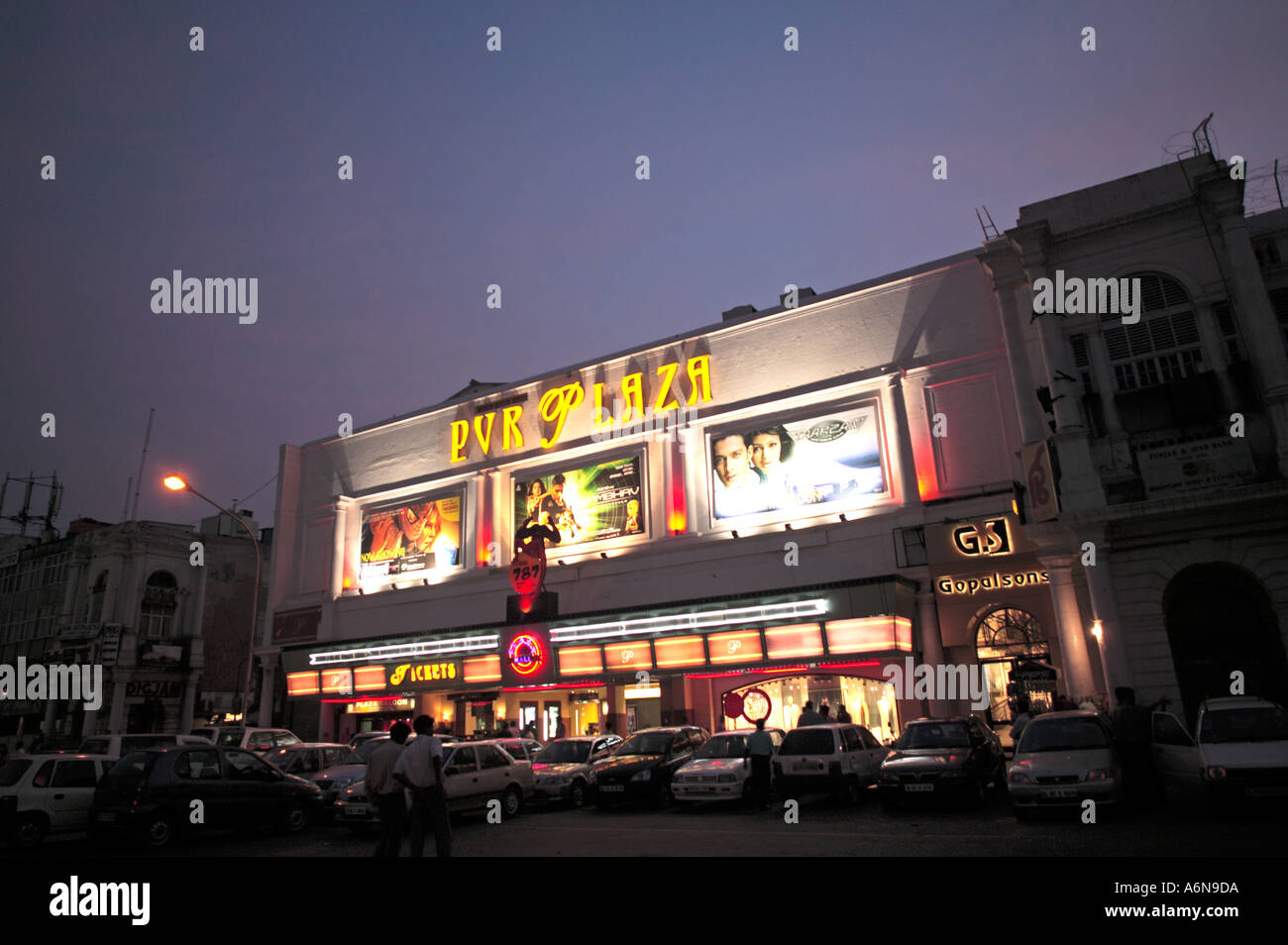 Plaza Cinema Connaught Place New Delhi India Stock Photo - Alamy