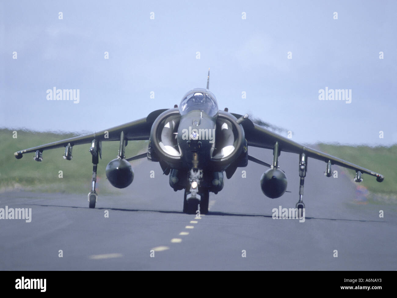 British Aerospace Harrier at RAF Lossiemouth Air Base GAV 2279-237