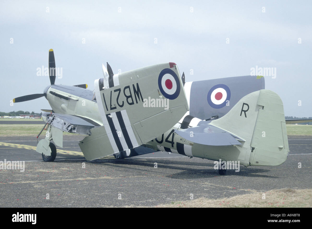 Fairey Firefly Aircraft low-wing cantilever monoplane. Registration WB271.    GAV 2269-236 Stock Photo