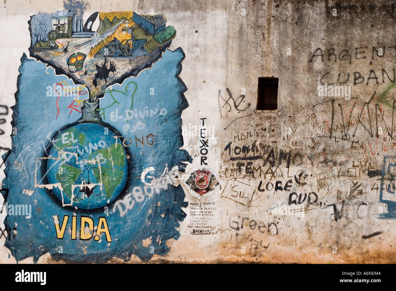 Argentinian graffiti Stock Photo